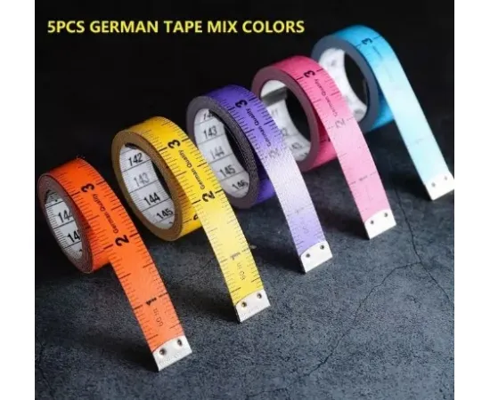 Tailor Measuring 5 Pcs German Tapr Multi Color