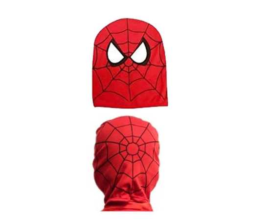 Kid's Cotton Blend Superhero Dress 4 To 6 Years - Red & Blue Kid's Cotton Blend Superhero Dress 4 To 6 Years - Red & Blue