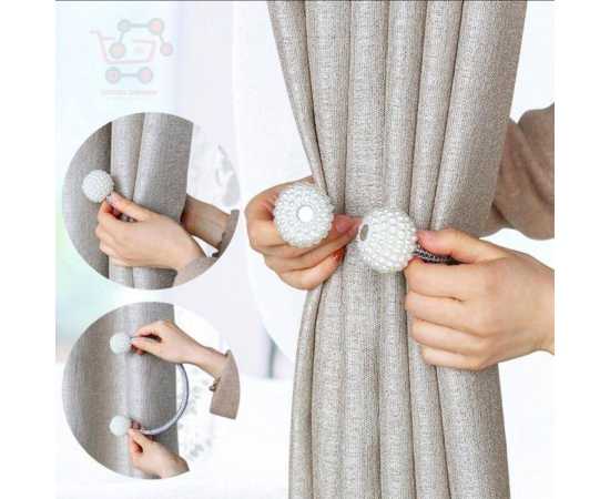 Magnetic Curtain Tieback Holder Clips Home Window Accessories