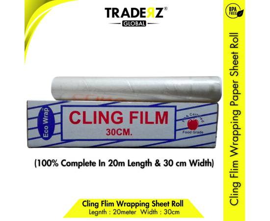 20 meter Cling Film Foil Sheet Original Food Wrap
