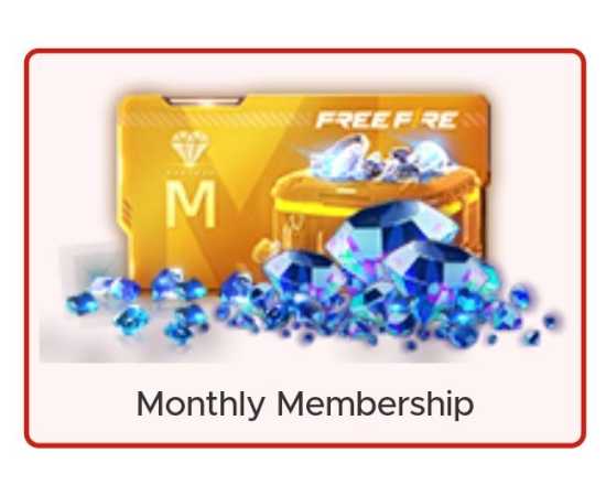 Free Fire Monthly Membership [ 1900 Diamonds ]