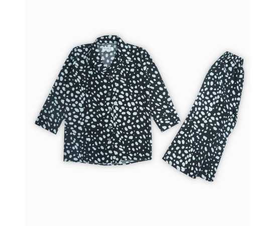 Girls Stitched Suit - Black & White