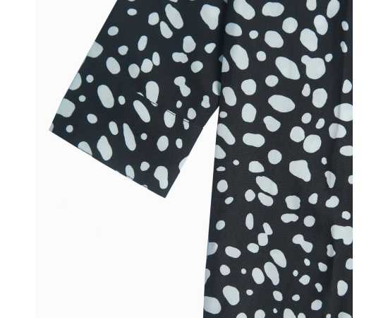 Girls Stitched Suit - Black & White