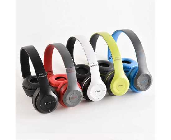 P47 Wireless Headphones Bluetooth Over Ear Foldable Headset