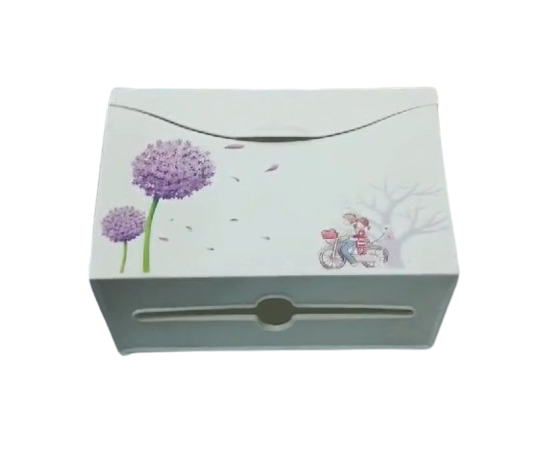 Acrylic Tissue Box Holder Modern Design Shape