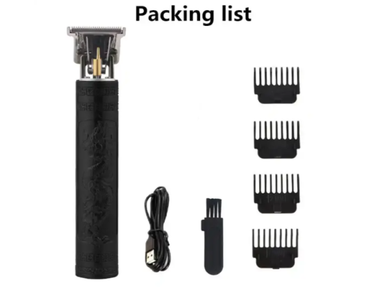 Vintage Dragon T9 Plastic Rechargeable Electric Hair Clipper