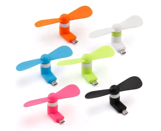 Mobile Phone Fan Android Mini Portable Flexible Micro Usb Fan