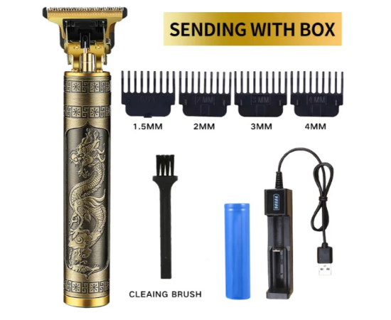 Vintage T9 Removable Cell Charging System Rechargeable Electric Hair Clipper