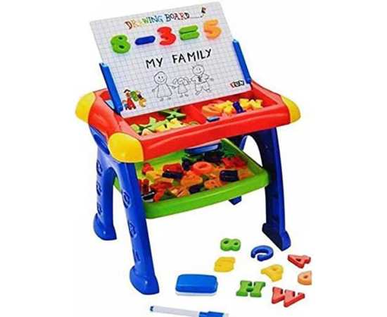 3 IN 1 Magnetic Learning Table Educational Toys Study Table