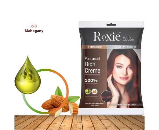 Roxie Hair Color Sachet Box 12 pcs 6.3 Mahogany