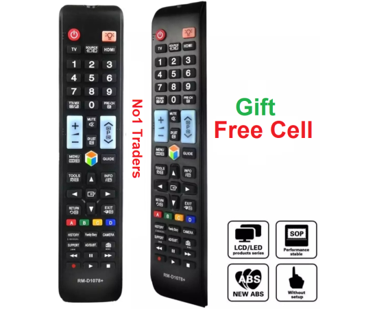 Remote Control For Samsung Smart Led Tv Factory Rm-1078D