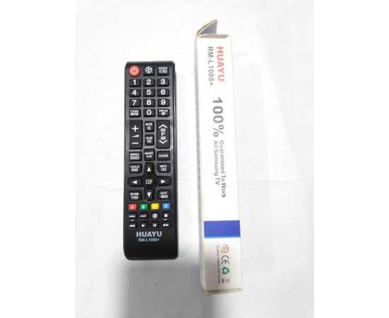 Samsung Remote For Led & Lcd Tv Rm-L1088+  Huayu Black