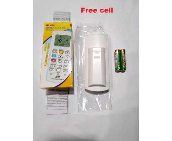 Universal Remote Ac Split & Inverted With Lcd 1000 In 1 - White