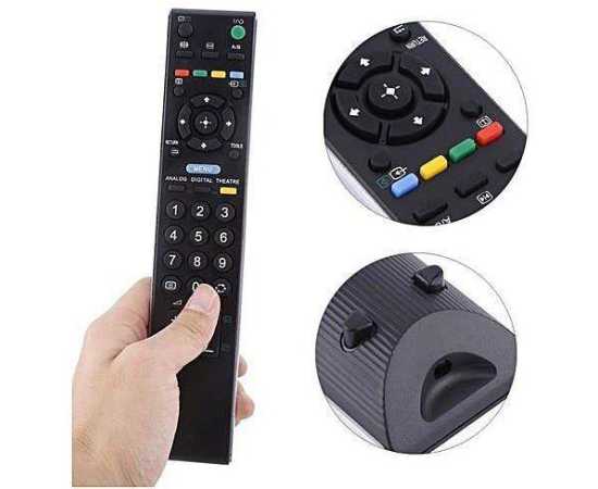 Rm-D764 Universal Remote For Sony Led & Lcd Tv - Black