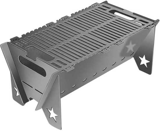 Portable Stainless Steel Bbq Grill - 1-Piece