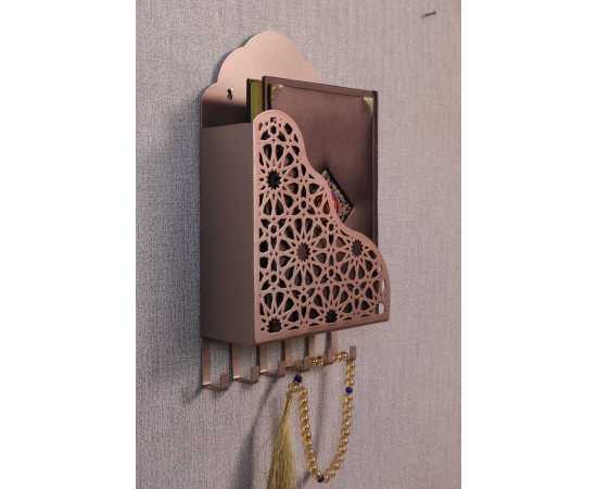 Metal Quran Box For Wall With Hangers - 1-Piece