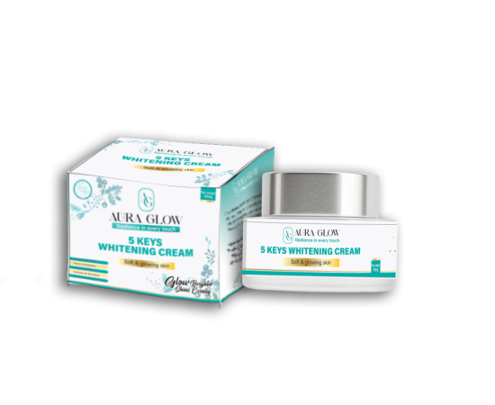 Aura Glow 5 Keys Whitening Cream