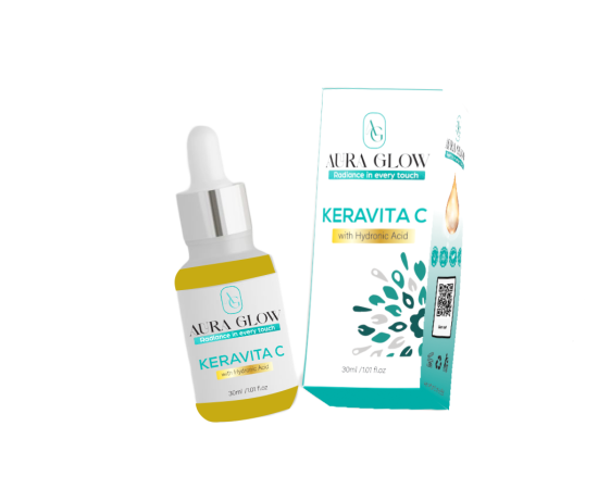 Aura Glow Keravita C Face Serum