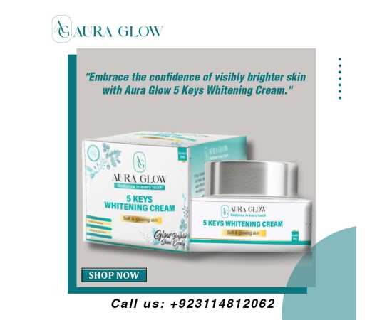 Aura Glow 5 Keys Whitening Cream