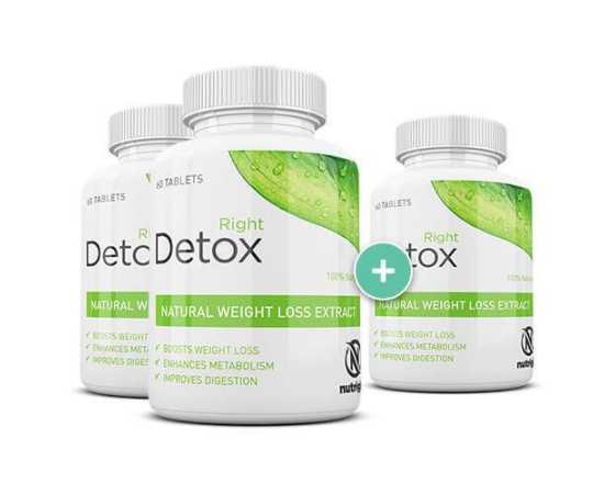 Buy 2 Get 1 Free Nutright Right Detox Dietary Supplement