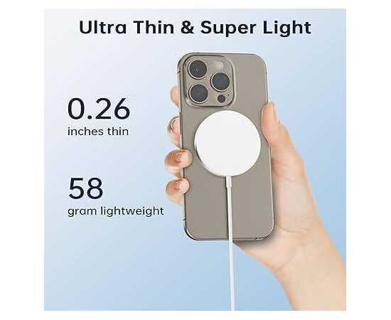 Magnetic Wireless Fast Charger, USB-C for iPhone - 15W
