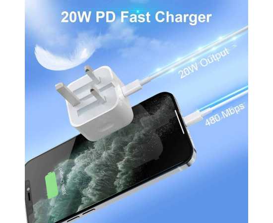20W USB-C Power Adapter 3 Pin