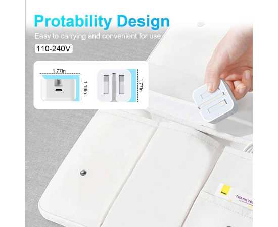 20W USB-C Power Adapter 3 Pin