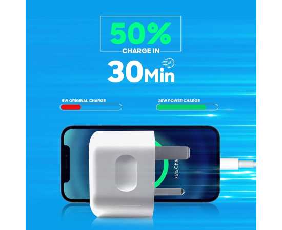 20W USB-C Power Adapter 3 Pin