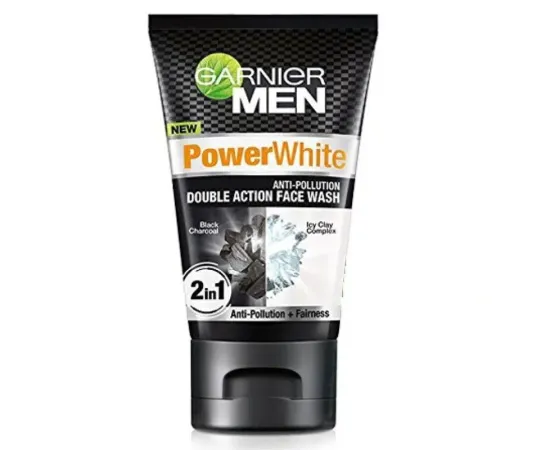 GARNIER MEN POWER WHITE DOUBLE ACTION FACE WASH 50ml