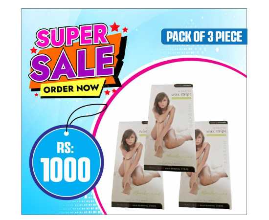 Pack of 3 - Wax Strips Quick & Easy