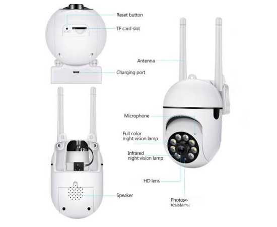 TERUHAL Wifi IP Camera 4 Mega Pixels