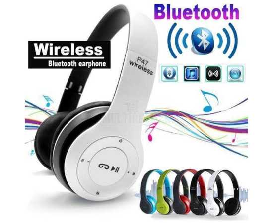P47 Wireless Bluetooth Headphones Latest 5.0 EDR