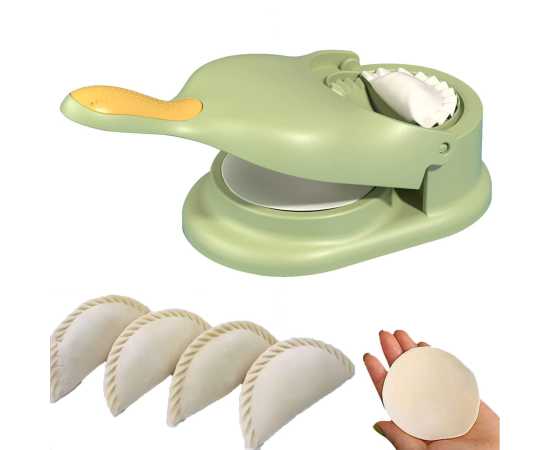 Momos Making, 2 In 1 Dumpling Maker Mould Machine 1-Piece