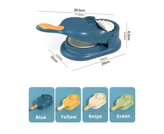 Momos Making, 2 In 1 Dumpling Maker Mould Machine 1-Piece