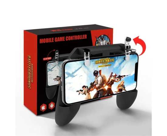 W10 PUBG Game Controller With L1 R1 Triggers For Smart Phone