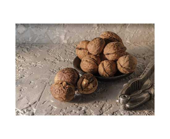 Fresh Walnuts Kagazi Akharot With Shell - 1Kg