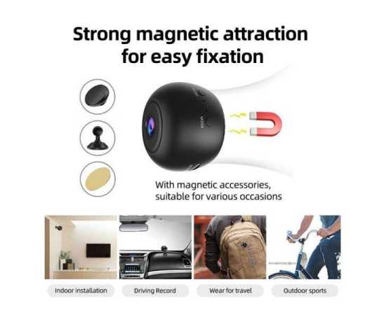 A10 1080p Hd 2mp Wifi Mini Camera With Pix Link App - 1-Piece