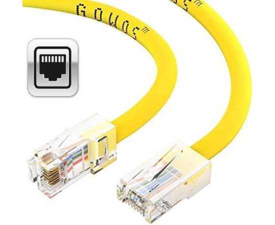Cat 6 Utp Ethernet Cable With Rj45 Connectors 6 Feet/ 1.8 Meters Cat 6 Utp Ethernet Cable With Rj45 Connectors 6 Feet/ 1.8 Meters