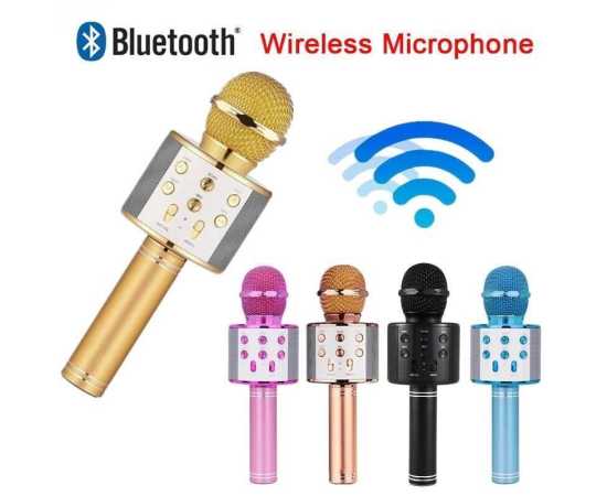 WS 858 Mic And Hifi Portable Bluetooth Speaker