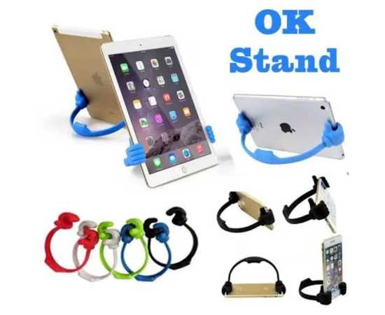 Thumb Design Mobile OK Stand Holder Universal For All Mobile Phones - 1 Piece