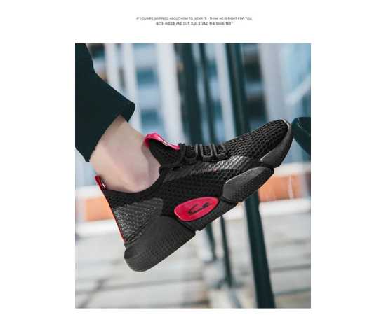 Fashion Men's Casual Shoes - Black Color