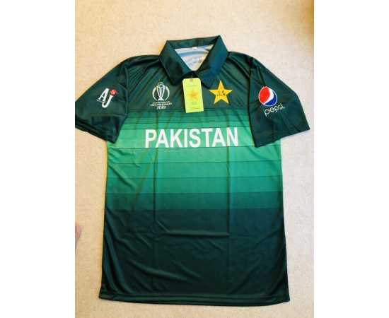 World Cup 2019 Pakistan Cricket Team Shirt Top Jersey