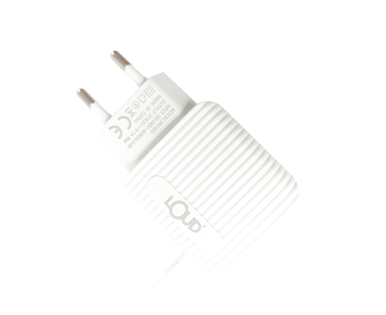 LOUD Three Service Charger Attached Cable Plus Dual Port Charger - WC320